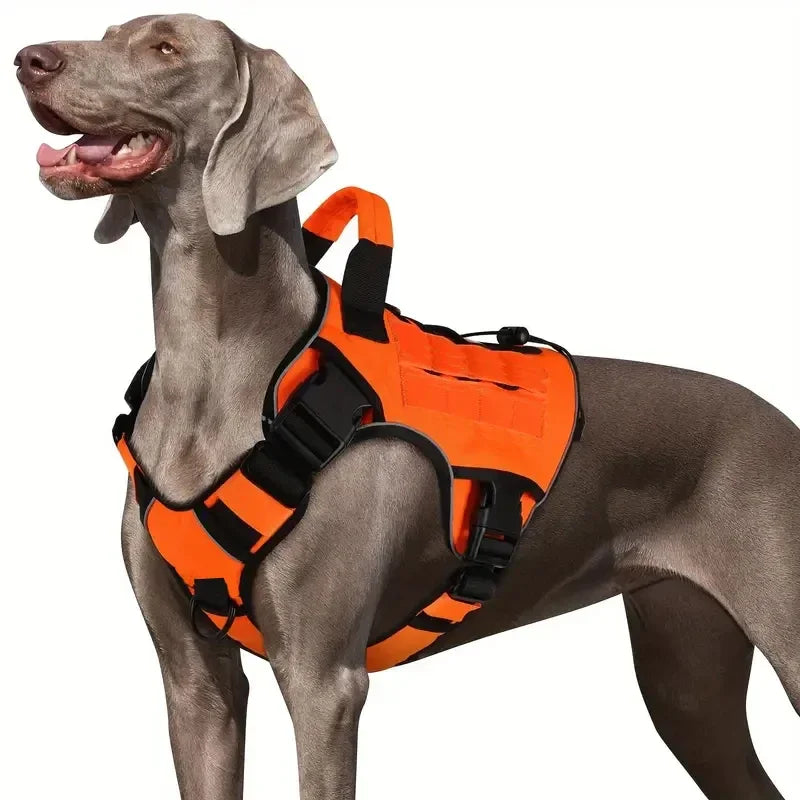 Reflective No-Pull Tactical Dog Harness