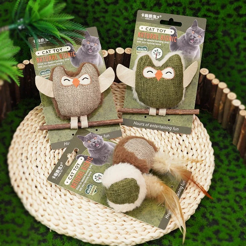 Catnip & Silvervine Dental Chew Toy