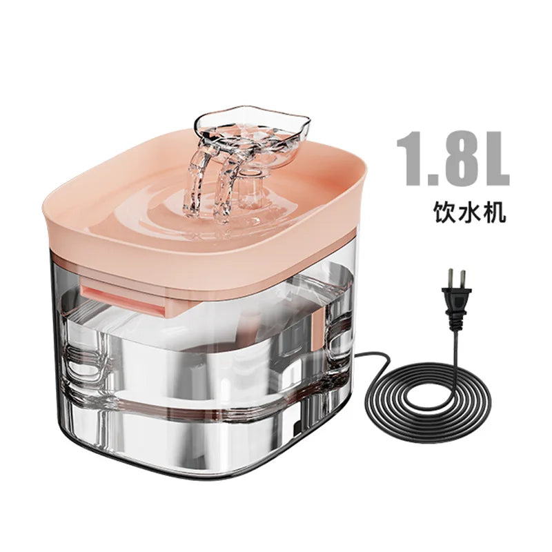 Pet Automatic Feeder Water Feeding Bowl Water Food Integrated Cat Bowl Water Dispenser Two-in-One Stainless Steel Pet Feeding Ba