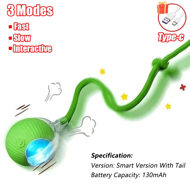 Interactive Cat Toys Ball Cover Set Fast Rolling in Pouch Hide and Seek Kitten Toy Motion Activated Interactive Cat Toy Indoor