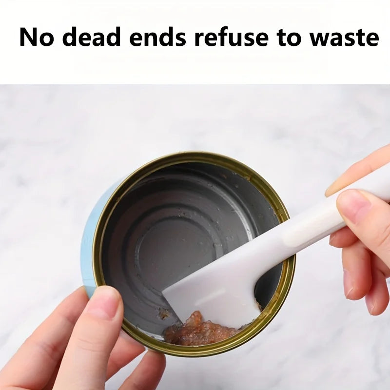 Reusable Pet Canned Spoon Silicone Pet Wet Food Mixing Spoon Pet Tableware Accessories Feeder Shovel Feeding Stirring Spoons