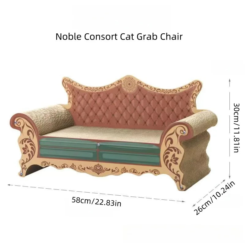 L-Shaped Cat Scratcher, Sofa & Bed