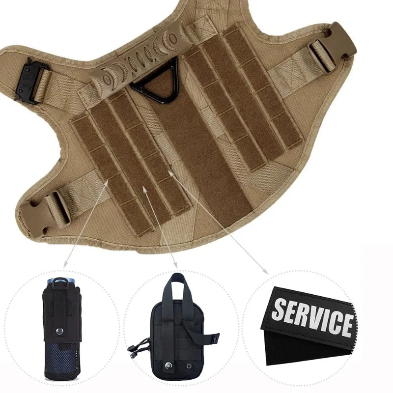Tactical Training Harness for Large Dogs