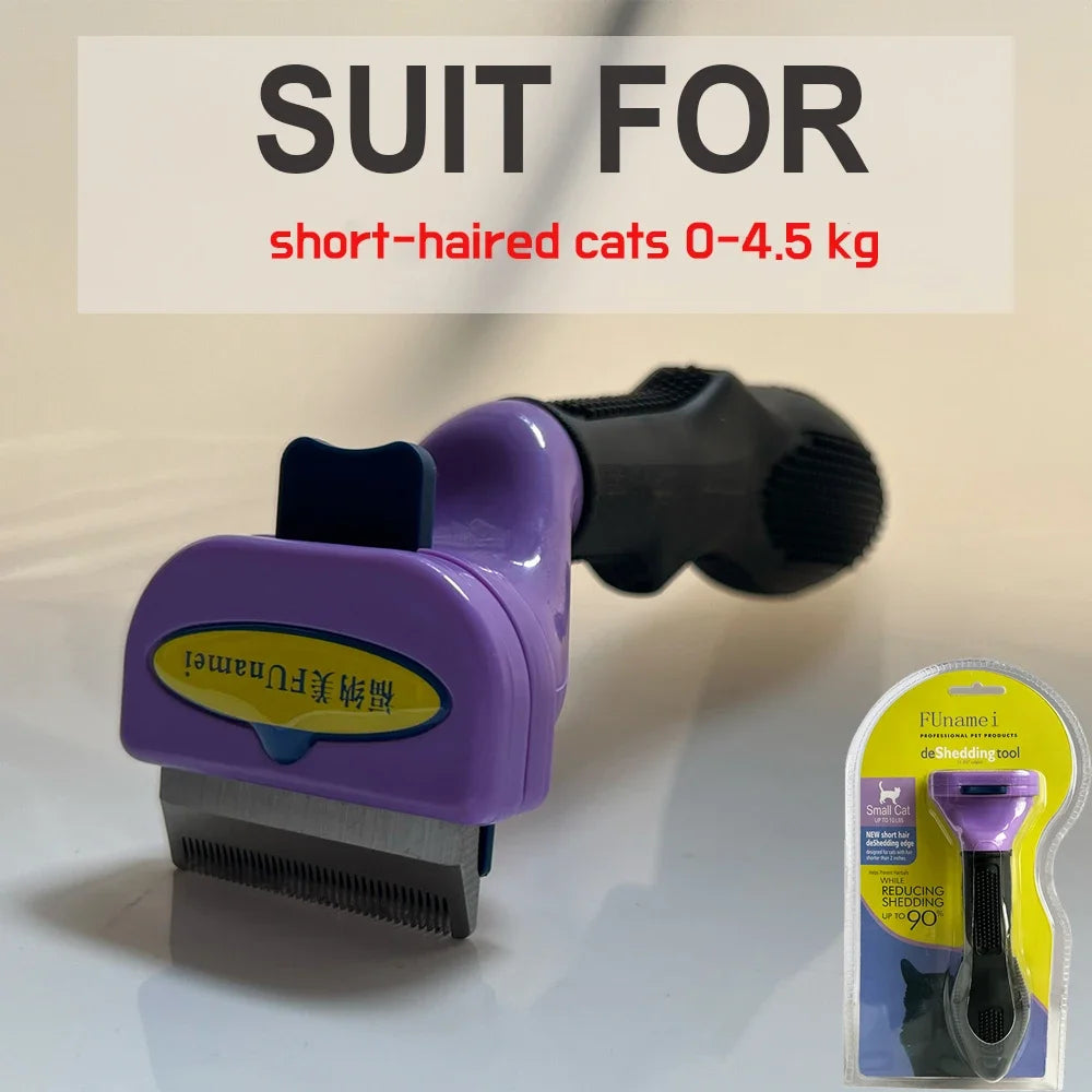 Massage & Deshedding Brush for Dogs and Cats