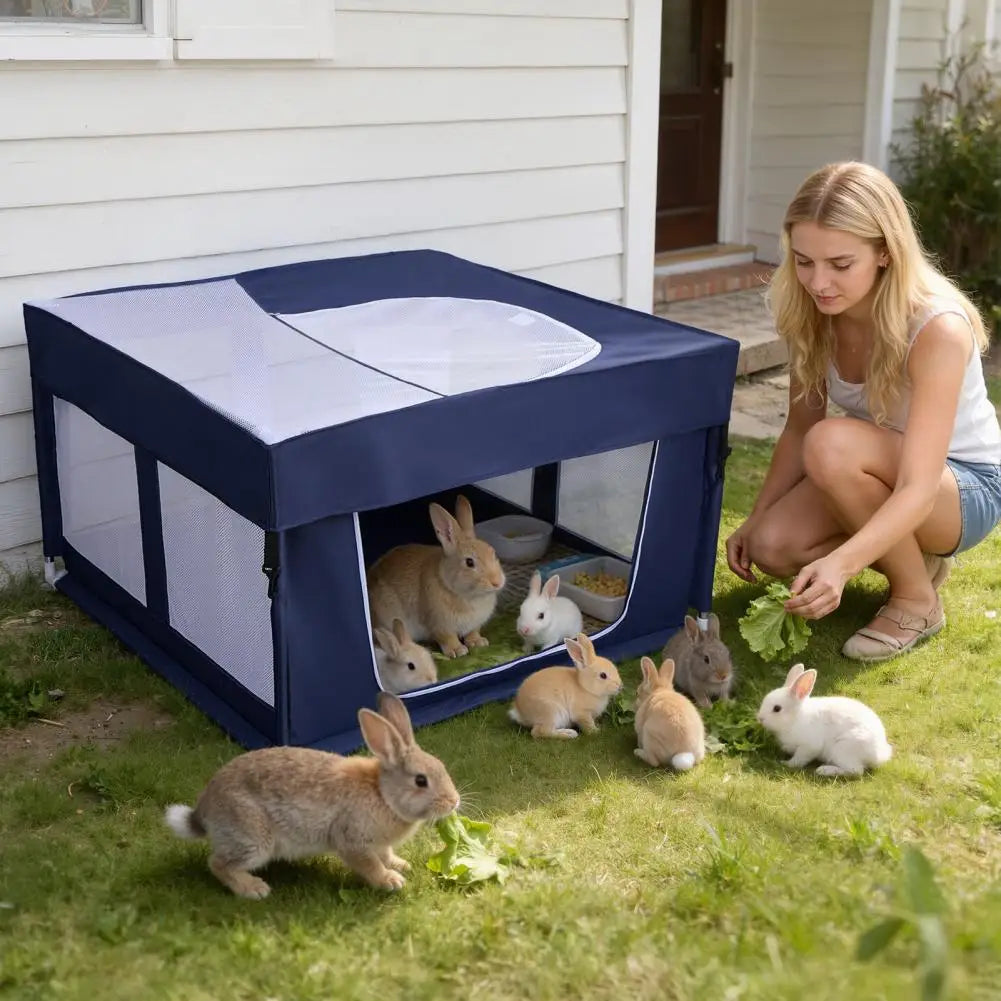 Foldable Covered Dog & Puppy Playpen