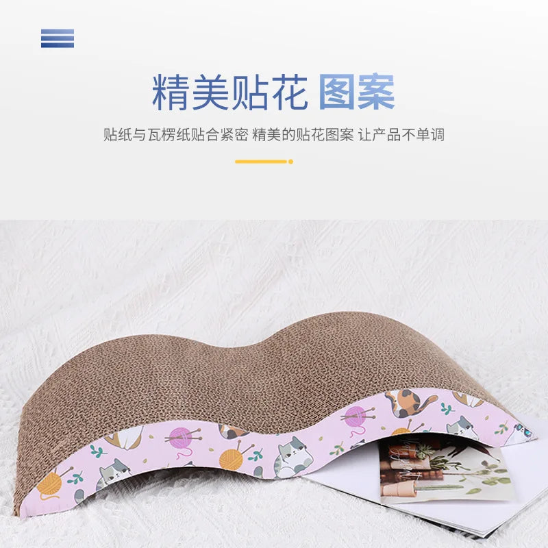 Grinding claw cat toy cat scratch board manufacturers spot pet supplies corrugated paper cat scratch board scratch resistant var