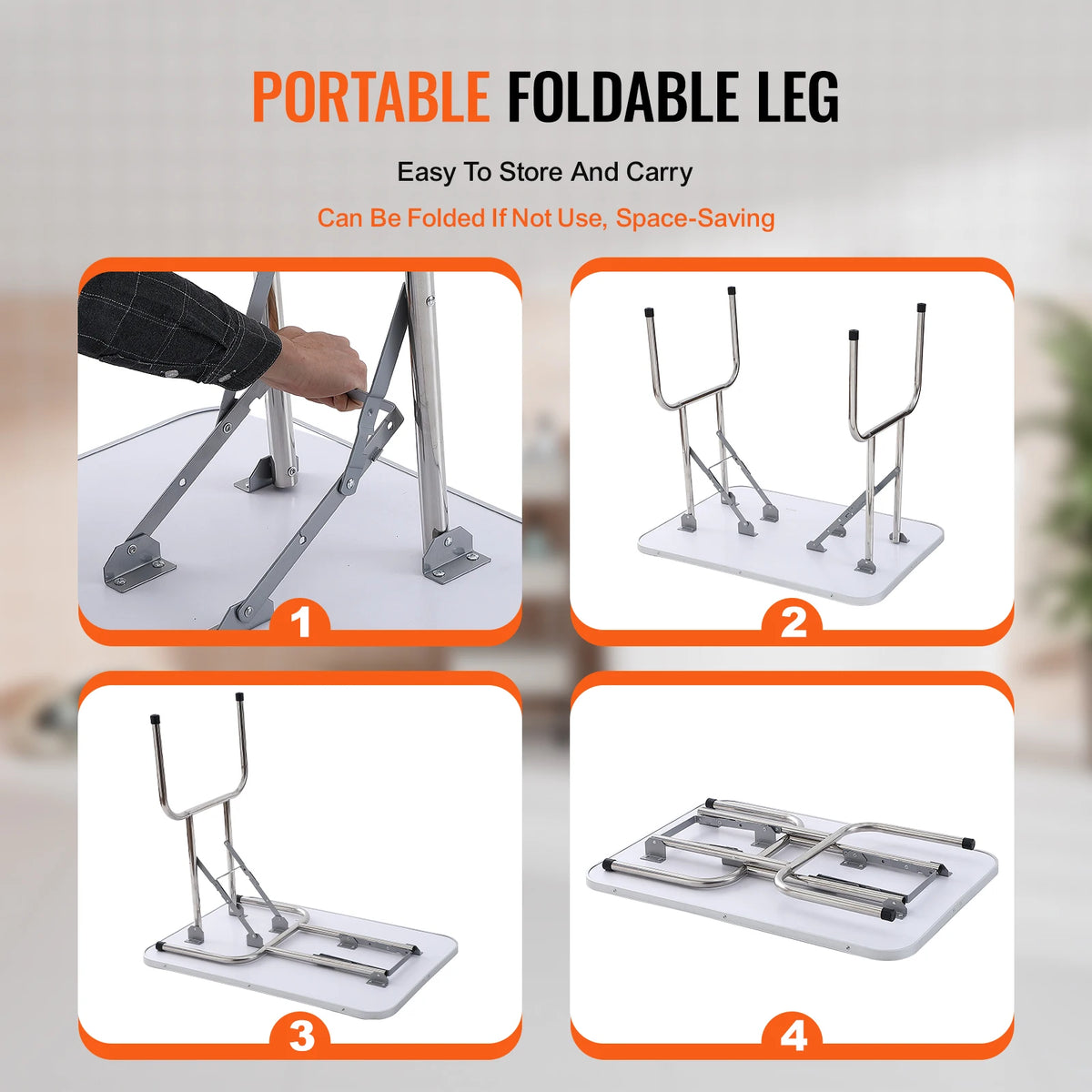 Foldable Pet Grooming Table with Dual Arms