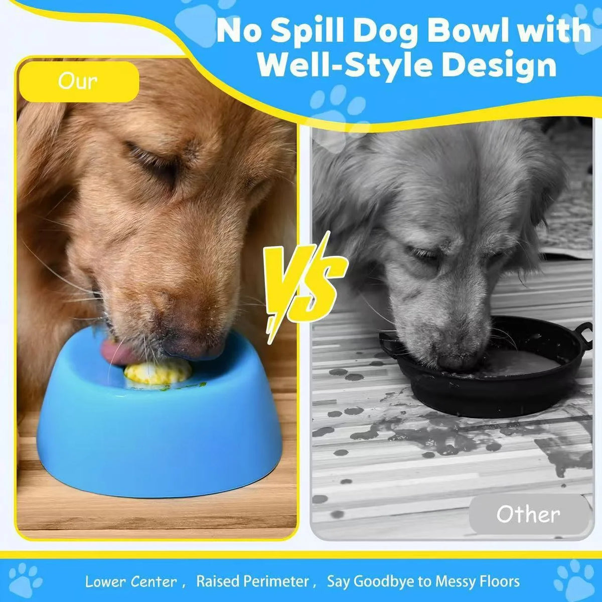 Anti-choking slow feeding bowl 3/4 cup, non-slip - suitable for liquid snacks, licking toys, bone broth, ice cream, yogurt slow feeding bowls for dogs and cats.