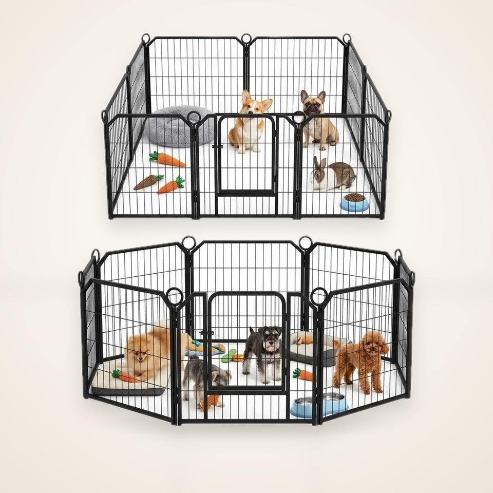 Heavy-Duty Dog Playpen with Self-Locking Door – studio photo