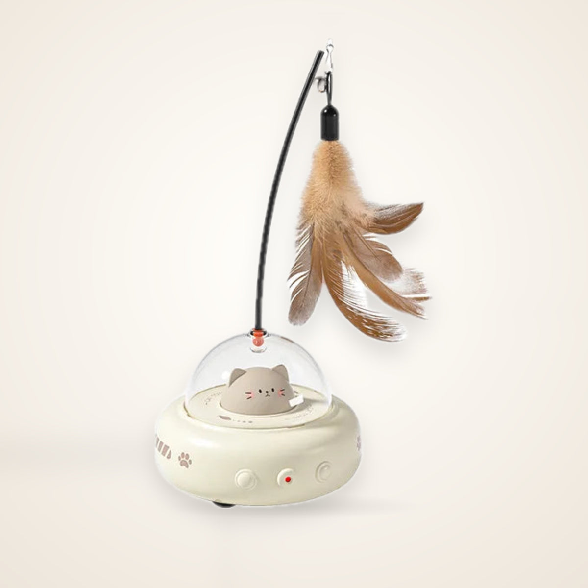 Smart UFO Teaser Toy for Cats – studio photo