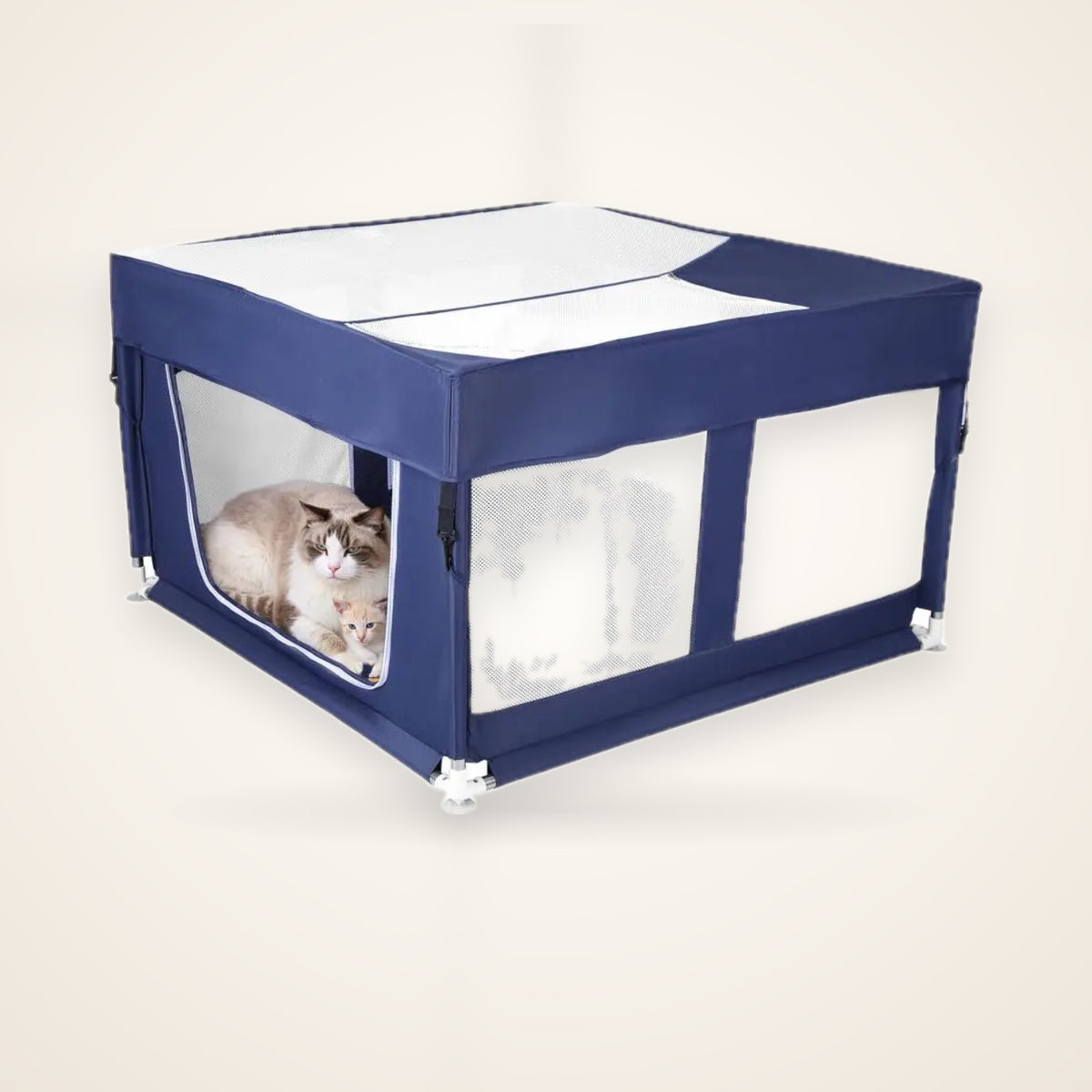 Foldable Covered Dog & Puppy Playpen – studio photo