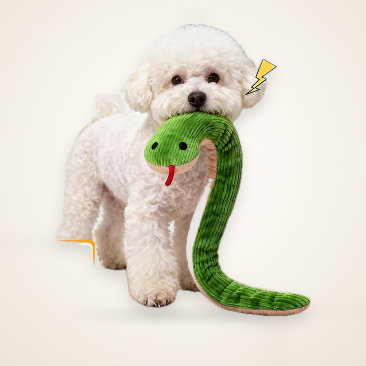 Interactive Snake Toy for Cats & Dogs – studio photo