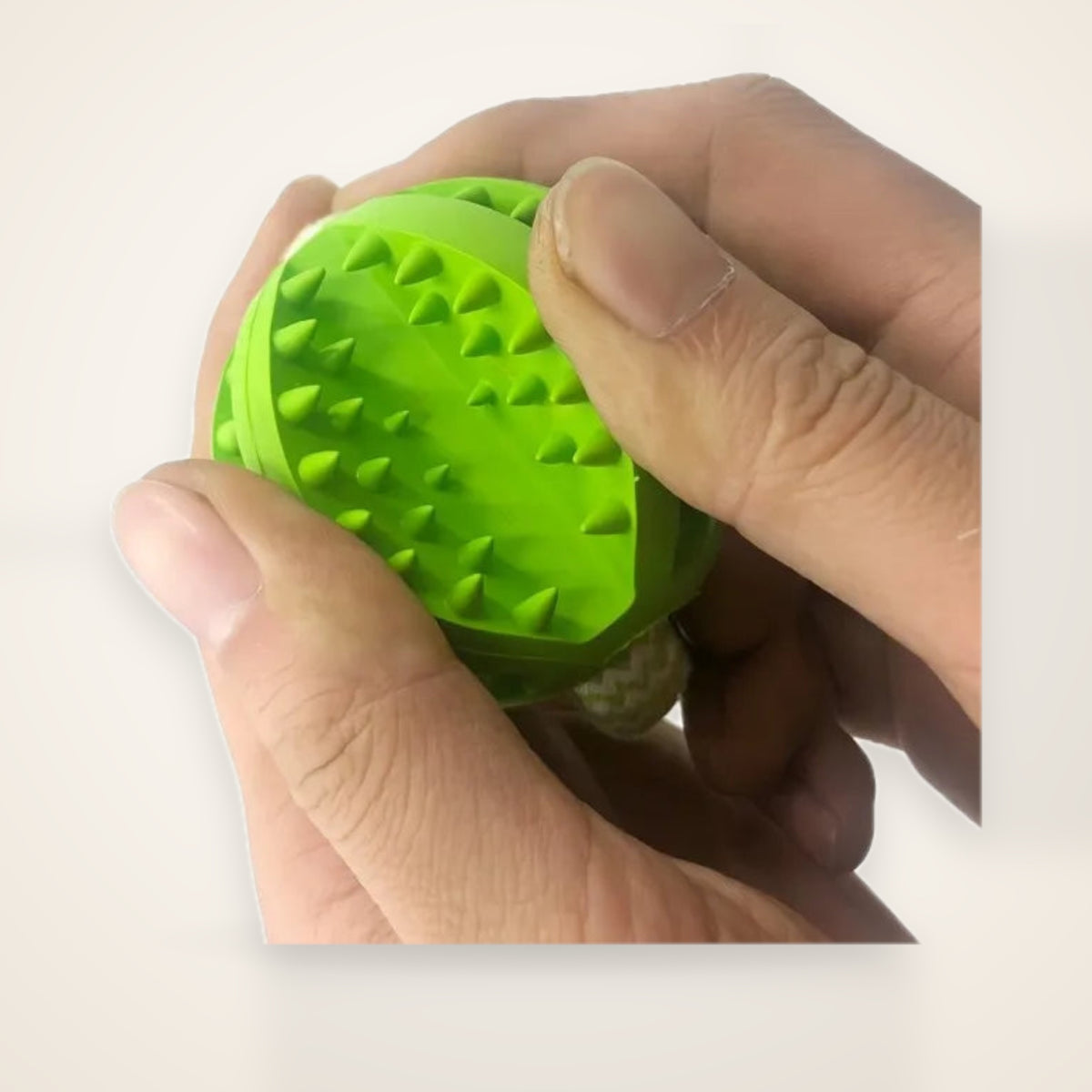 Dog Tug Rope, Treat Ball & Chew Toy – studio photo