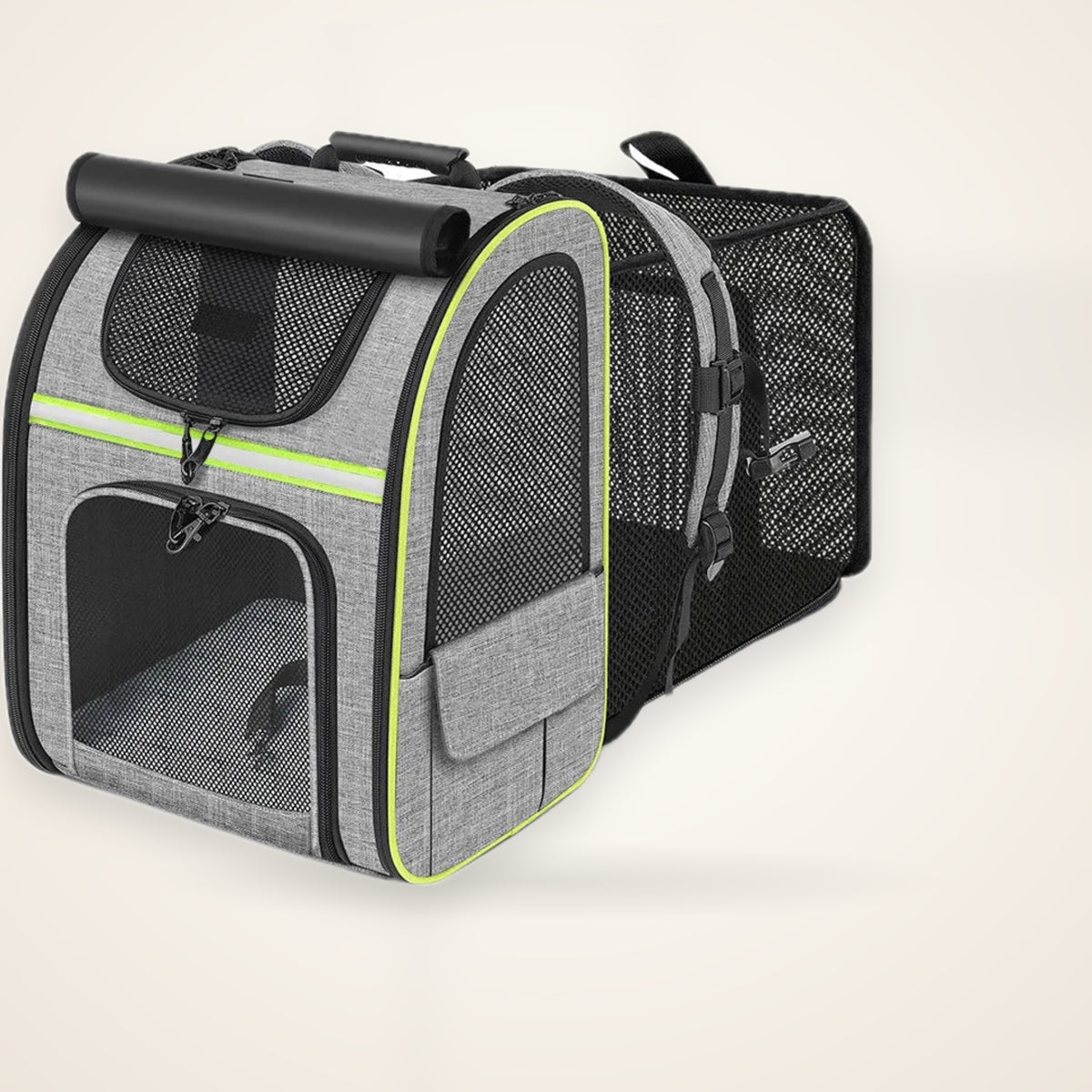 Expandable Pet Travel Backpack for Cats & Dogs – studio photo